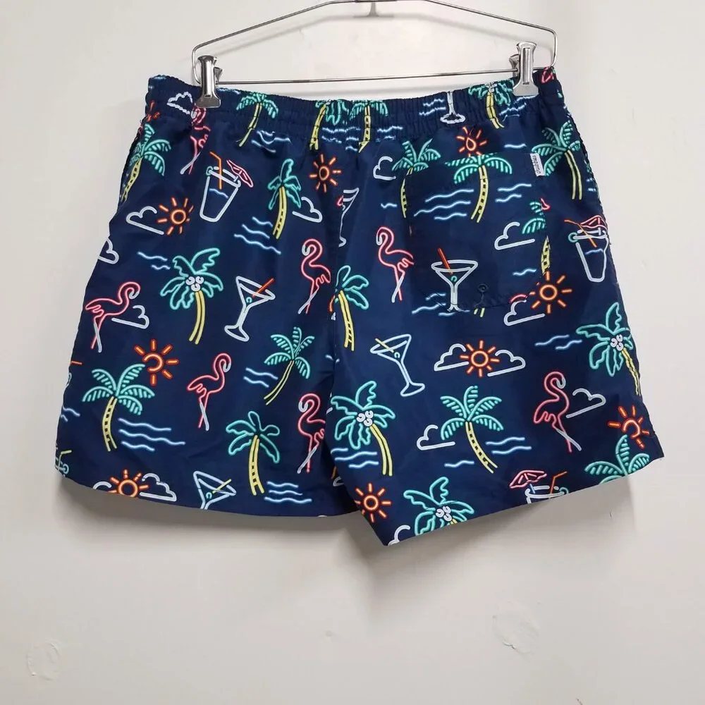 Chubbies The Neon Lights Swim Trunks Mens XL Extra Large 5